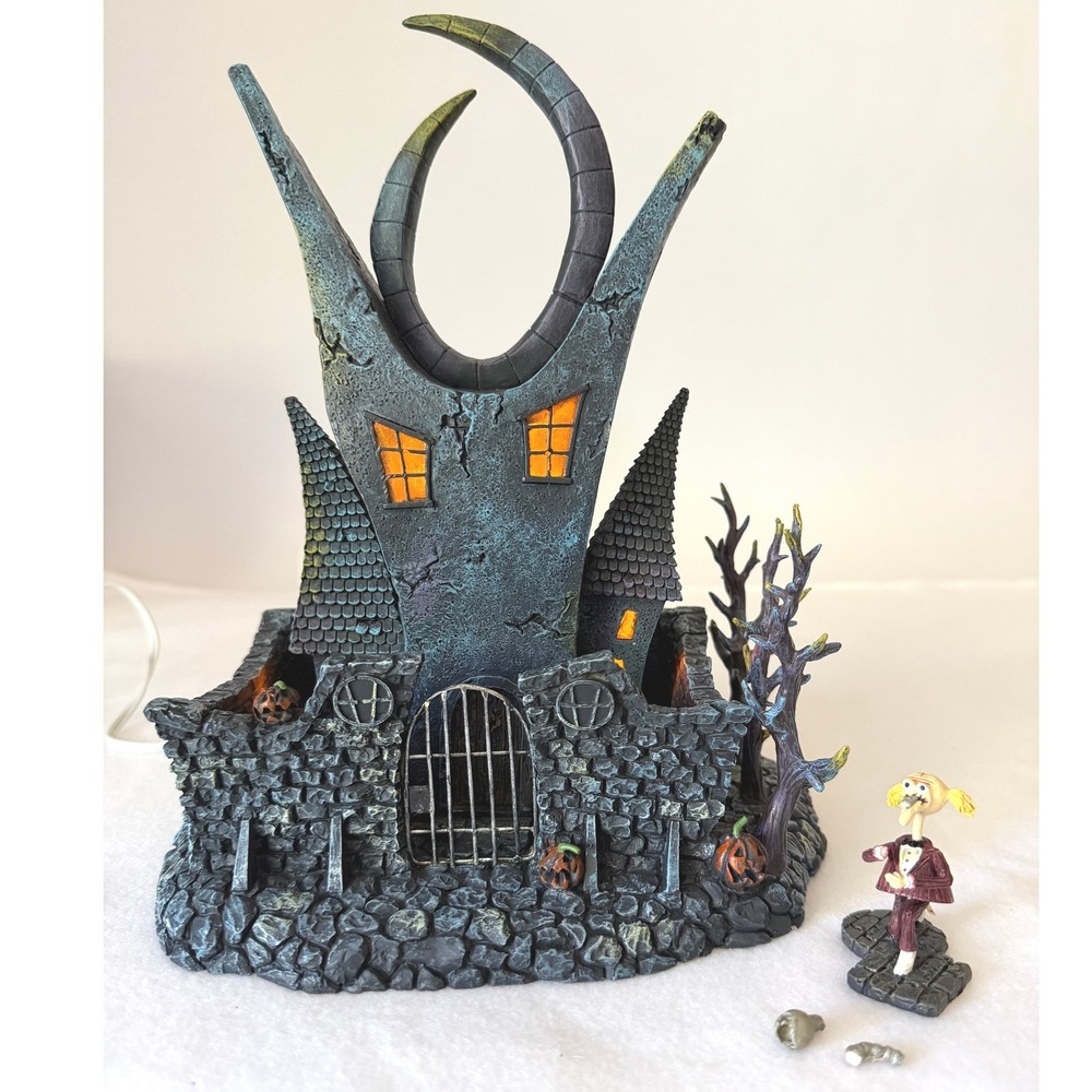 Hawthorne Village Nightmare Before Christmas Twisted Horn House w/ James